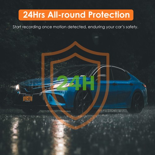 10" 12" Dash Cam Mirror 4K GPS Car Rear View Backup Dual Camera Night Vision - Picture 14 of 37