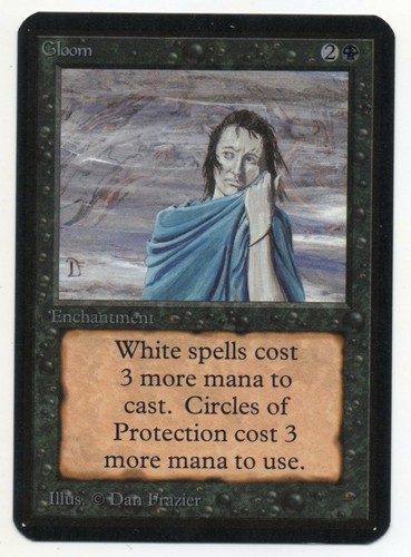MTG English Gloom Alpha NM- - Picture 1 of 2