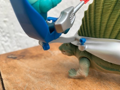 Dino Riders Tyco Dimetrodon with Shado Series 2 / Ottime condizioni - Foto 5 di 12