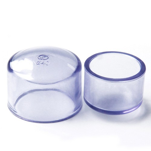 UPVC/PVC Kappe Rohr Ende Kappen Deckel Stopfen Φ20mm-110mm Transparent - Picture 4 of 6