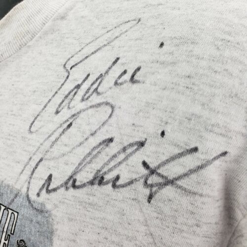 Eddie Rabbitt Concert Tour T-Shirt Vintage 90s Men's Large Signed Autographed - Picture 5 of 8