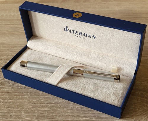 Füllfederhalter Waterman Perspective Foutain Pen klar grau CT NOS