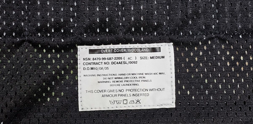 Genuine British Army Issue DPM Experimental Trial Woodland Body Armour Cover M - Picture 11 of 11