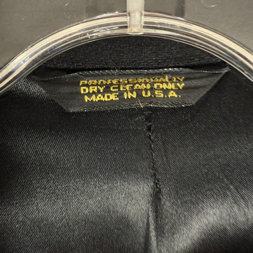 Vintage Loro Piana 100% Cashmere Mens Overcoat Size 40S Nordstroms Black - Picture 7 of 15