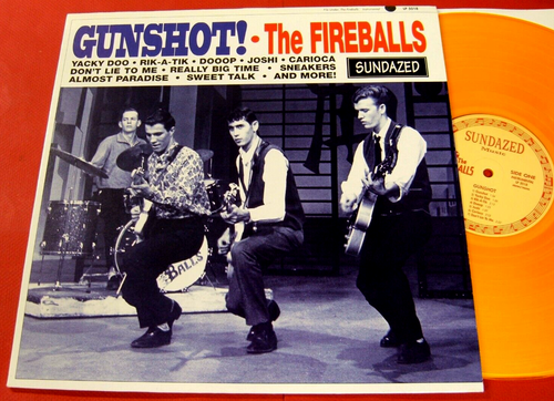 The Fireballs  "GUNSHOT! " 1996, Sundazed LP 5018  Garage/Rock Gold Vinyl  NM/NM - Imagen 1 de 4
