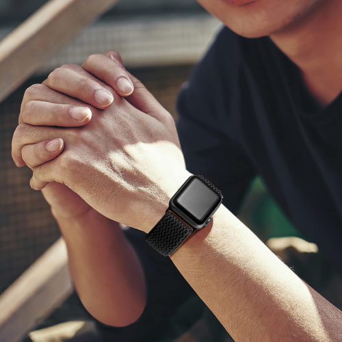 For Apple Watch Series 1-10, SE, Ultra 38/40/41/ 42 / 44/ 45mm/ 46mm/ 49mm Nylon - Picture 7 of 7