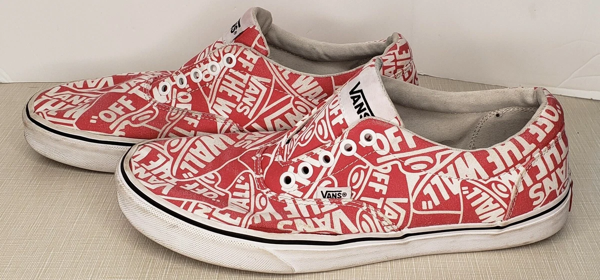 Doheny &#034;Off Wall&#034; Men&#039;s Skate Shoes 9.5 Red/White | eBay