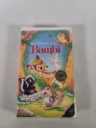 WALT DISNEY Bambi (VHS,1997,Diamond Edition) - Foto 1 di 4