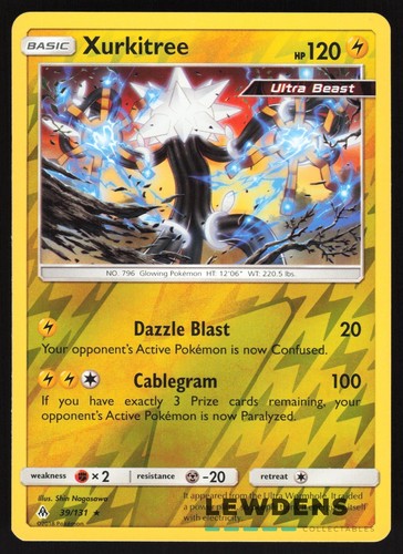 Xurkitree - 39/131 - Reverse Holo Rare - Forbidden Light - Pokemon Card - Picture 1 of 2