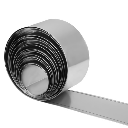 Rasenkantenband Rasenkanten Metall verzinkt Rolle Band Beeteinfassung Palisade - Foto 4 di 12