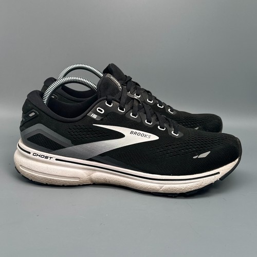 Brooks Ghost 15 Women's 10 B Black Athletic Running Sneakers Lace-Up Low Top