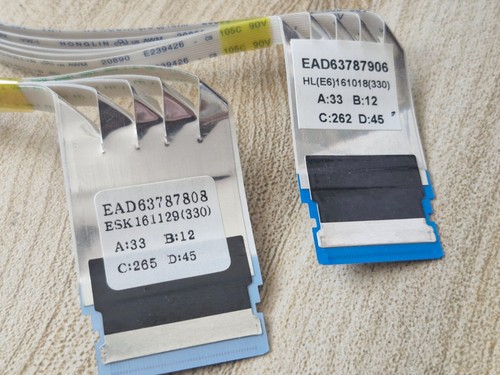 LG 55 SMART OLED TV (OLED55C6V) ÉCRAN LVDS CÂBLES EAD63787808/906 - Photo 3/3