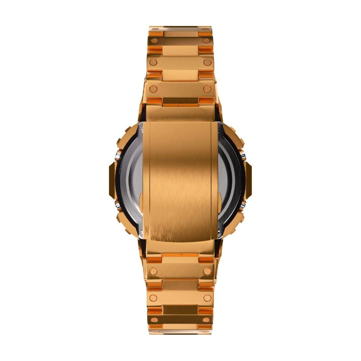 Casio G-Shock DW-5600 Mod rainbow Steel Bezel Bracelet Full