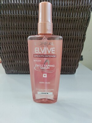 Loreal Elvive Smooth Intense Frizz Taming Serum Kera Oleo 3.4 oz L'oreal