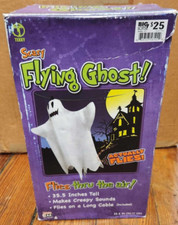 Tekky Scary Flying Ghost Animated Halloween Haunted House Spooky Prop w/ Sounds
