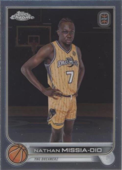 2022-23 Topps Chrome OTE Overtime Elite - Nathan Missia-Dio #96 - 1 of 2