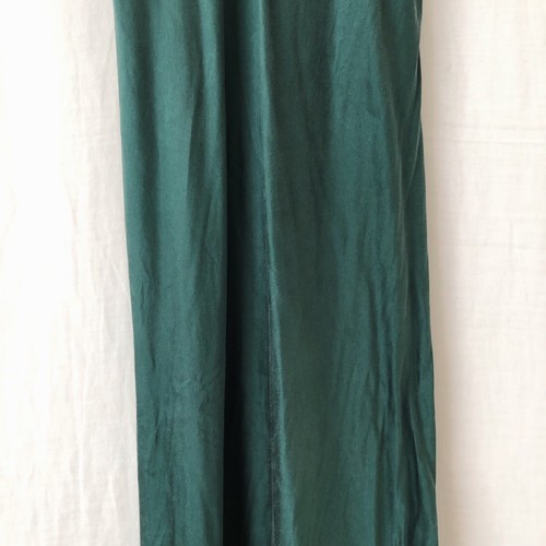 SILK LAUNDRY 90s Slip Midi Dress Size Medium Emerald Green Bias Cut - Picture 4 of 9