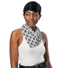 Fleur De Lis Bandana, Louisiana, New Orleans gift, hair accessories, head scarf