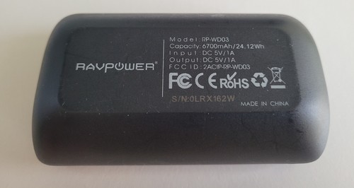 Router inalámbrico/banco de alimentación RAVPower FileHub RP-WD03 - Imagen 5 de 8