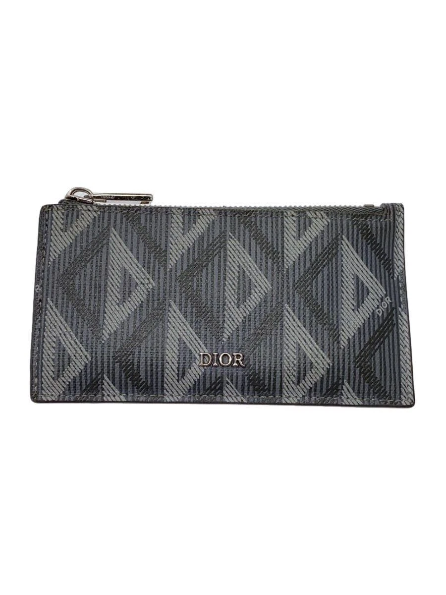 Étui à cartes homme Christian Dior gris tous motifs occasion