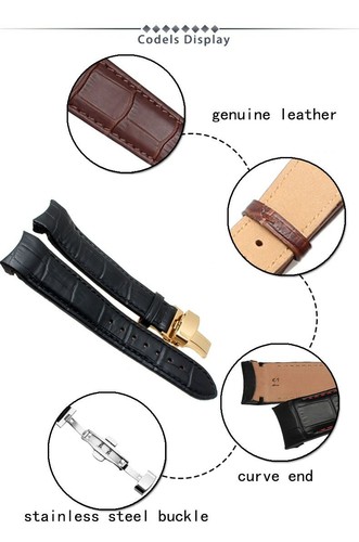 Curved End Leather Watch Strap Band For Citizen Minute Repeater BL9002 BT0001 - Picture 9 of 29