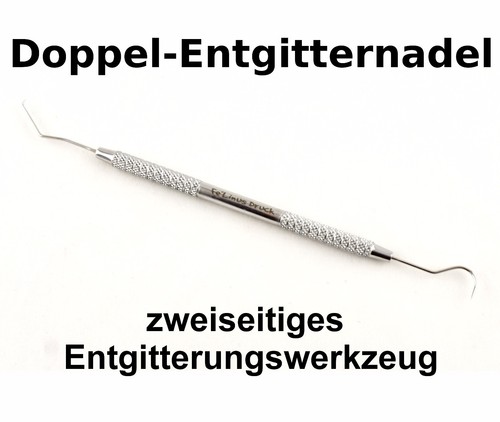5er Maxi-Entgitter-Set Pinzette+Entgitternadel+Skalpell+Rakel+Schneidematte Flex - Bild 3 von 12