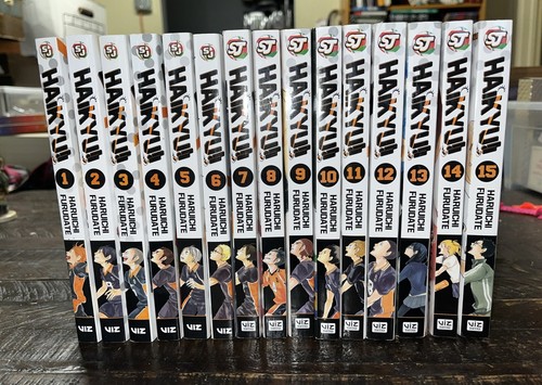 Haikyu!! Volumes 1-15 VIZ Manga Anime Book Set - Picture 3 of 6