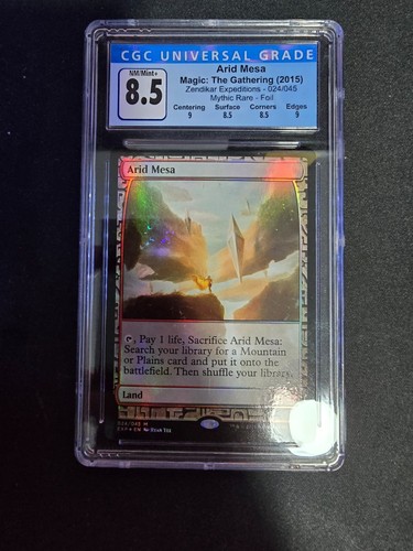Arid Mesa Zendikar Expeditions Foil CGC 8.5 NM/MT+ - Picture 1 of 2