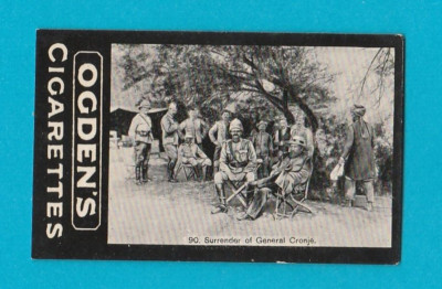 OGDENS TABS - GENERAL INTEREST ( 1 - 120 ) - NO. 90 - SURRENDER OF CRONJE - 1902