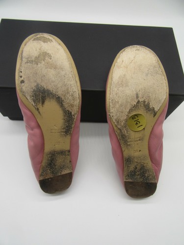vera wang pink leather flats size 38 - Picture 5 of 7