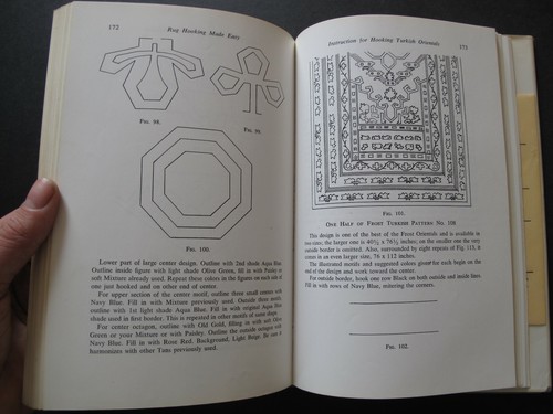 RUG HOOKING MADE EASY – 1950's American manual by Charlotte Kimball Stratton - Picture 9 of 12