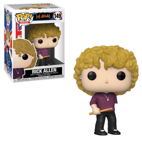 Funko POP! Rocks: Def Leppard - Rick Allen (Damaged Box) #149