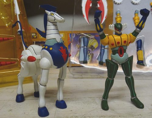JEEG ROBOT D'ACCIAIO KOUTETSU JEEG + PANZEROID YUJIN 2000 - Foto 8 di 14