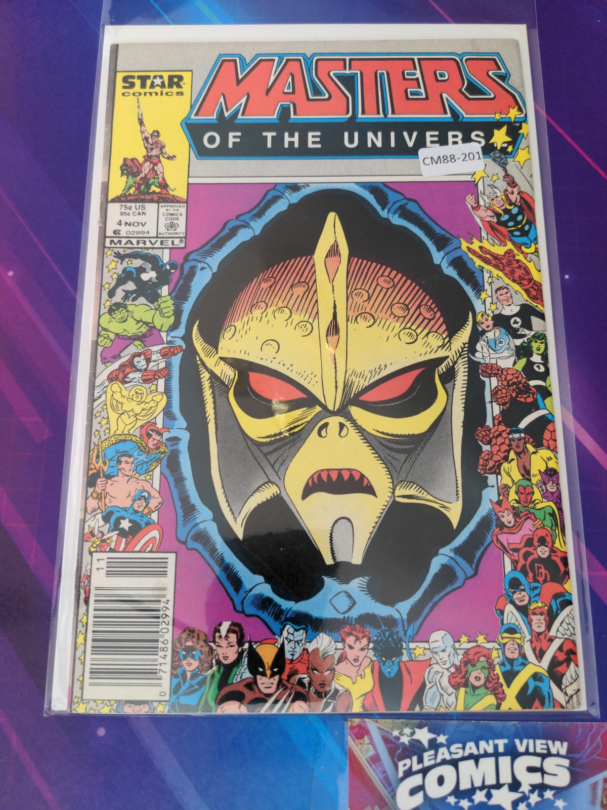 MASTERS OF THE UNIVERSE #4 VOL. 2 6.0 NEWSSTAND STAR COMIC BOOK CM88-201
