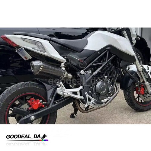 Sistema completo silenciador tubo escape cabezal 51 mm para Benelli TNT125 TNT135 2017-2023 - Imagen 2 de 12