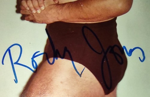 MIKE (ROCKY JONES) MASTERS WRESTLER. SIGNIERTES FOTO UM 1985 LEBENSLANG COA - Bild 2 von 4