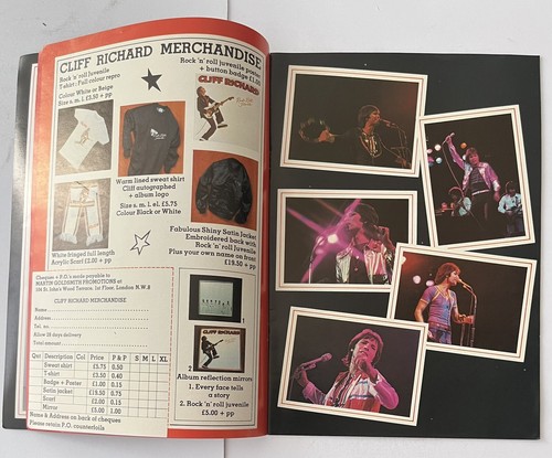 Cliff Richard - Signed Autograph Europe Concert Tour Programme (1978) - Imagen 6 de 12
