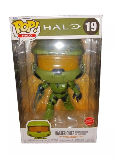 Master Chief 10 pollici Funko Pop #19 esclusiva Gamestop - Foto 1 di 6