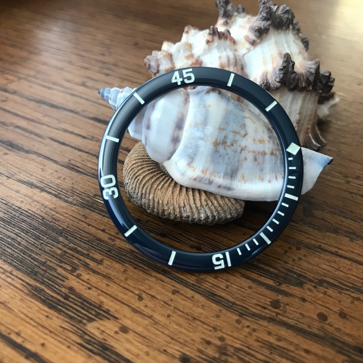 Ceramic Blue Fifty Five Fathoms Bezel Insert for Seiko SNZH US Seller Fast Ship