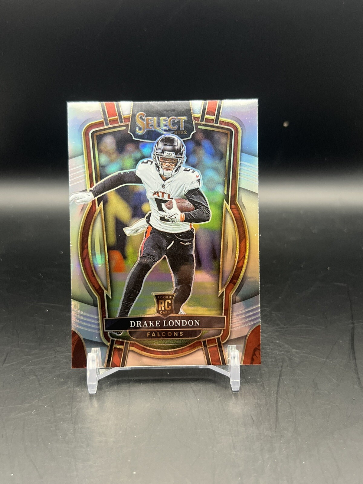 2022 Panini Select DRAKE LONDON Silver Club Level Prizm #297 Falcons