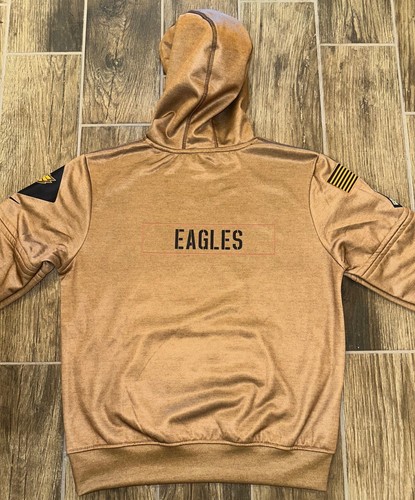 Philadelphia Eagles Nike Team Apparel Salute To Service Military Hoodie Youth L - Picture 5 of 11