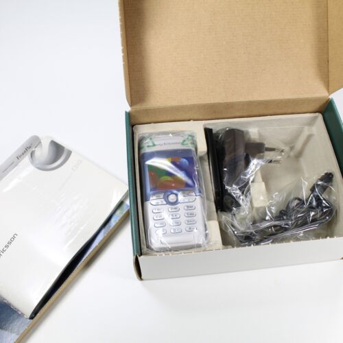 Rare Vintage Sony Ericsson T310 Phone 2003 Blue In Box Complete International - Picture 3 of 3