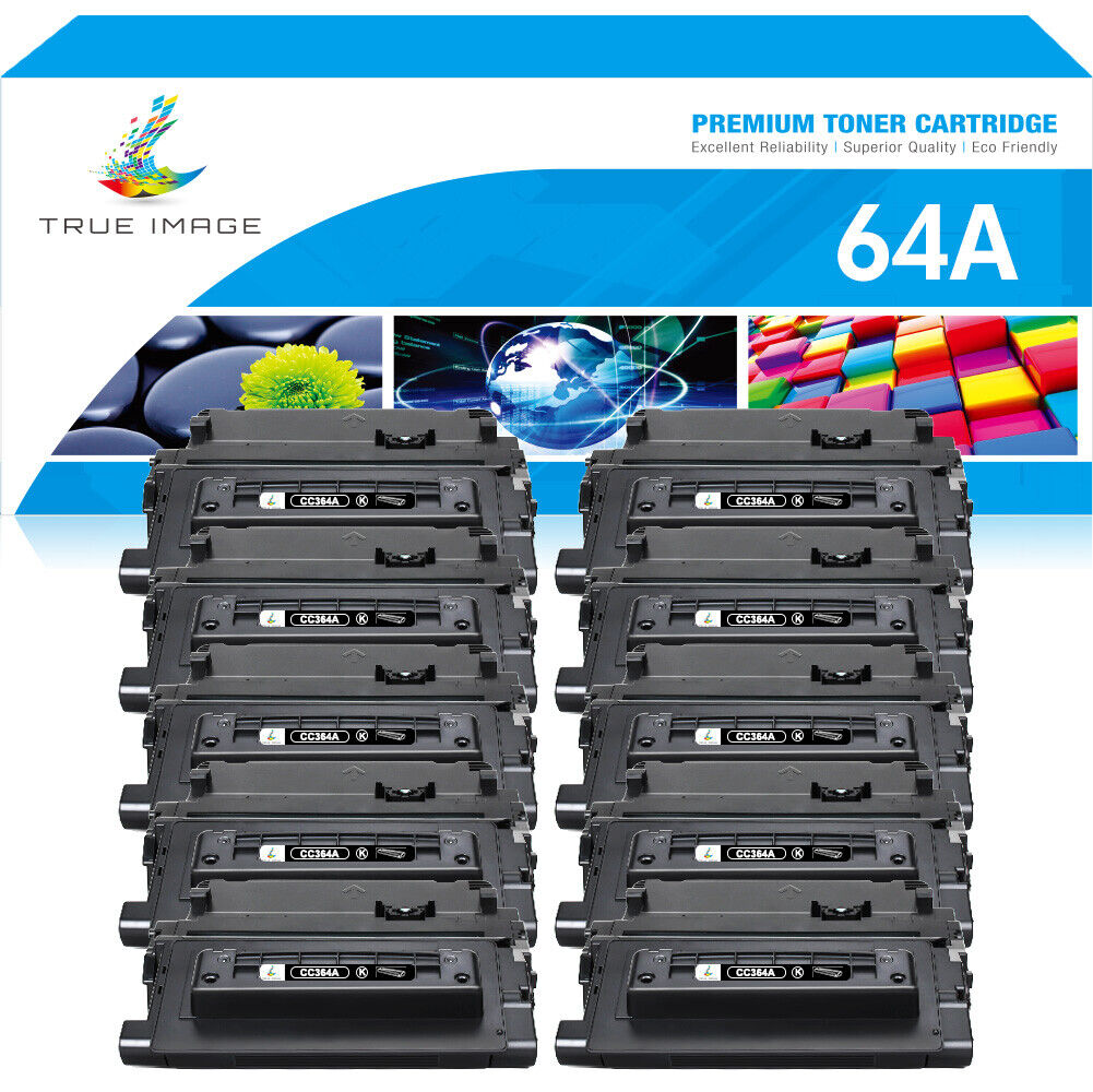 10PK CC364A Toner Compatible For HP 64A LaserJet P4015n P4014n P4515tn P4515dn