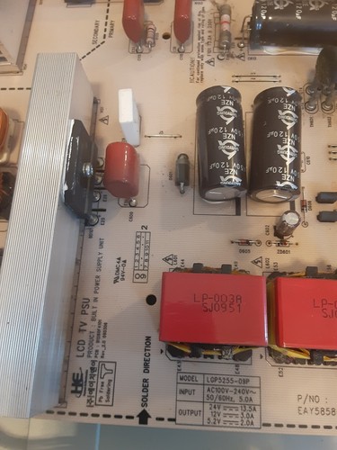 LG 55LH40 LG LGP 5255-09P EAY58584101 Power Supply Board - Picture 3 of 7