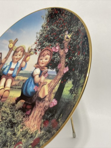 Albero di mele ragazzo e ragazza M.I. Piatto Hummel Danbury come nuovo, senza certificato di autenticità/scatola - Foto 3 di 6