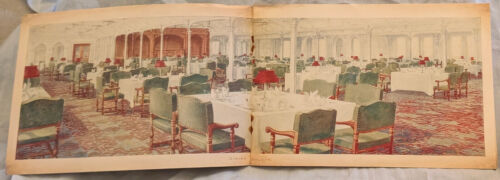 TITANIC Olympic Antique 1st & 2nd Class Brouchure Room Drawings Images Cruises - Picture 2 of 19