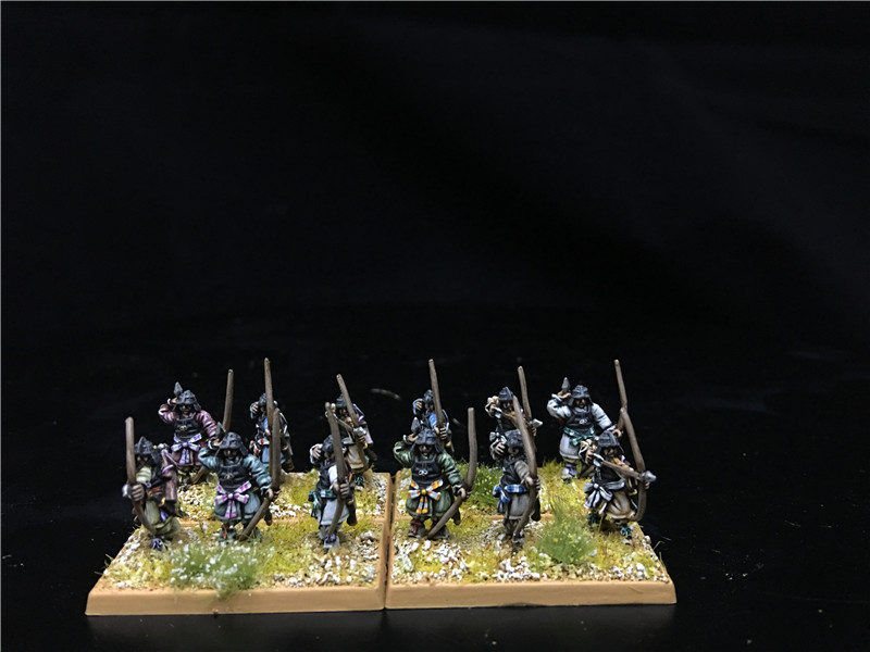 15mm Antigua Pro-Pintado Ministerio de Seguridad Pública Samurai arqueros GH1234 15mm Antigua Pro-Pintado Ministerio de Seguridad Pública Samurai arqueros GH1234