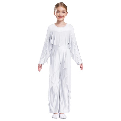 Kinder Mädchen Jumpsuit Disco Strampler Löwe Overalls Gerüscht Trikot Praxis - Bild 60 von 70