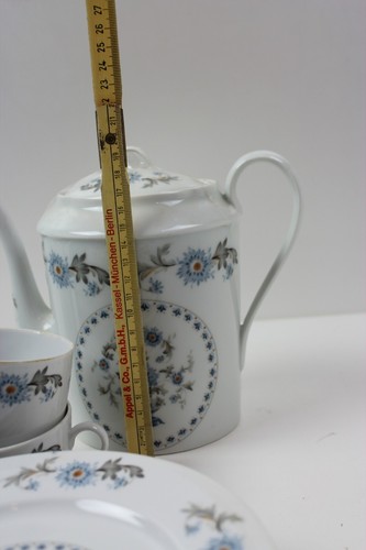 Service Limoges Inaltérable Cuissons 1250 20 Teile Blau Blume - Picture 10 of 11