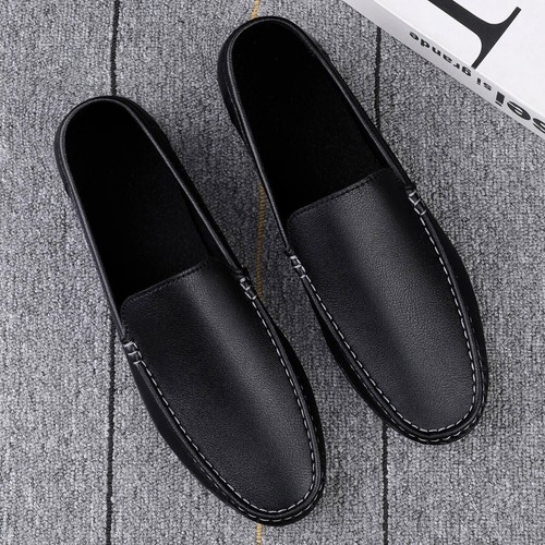 Men Loafers Wedding Dress White Driving Man Shoes Slip on Super Male Shoes - Picture 5 of 25